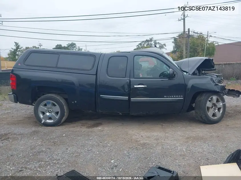 2010 CHEVROLET SILVERADO VIN 1GCSCSE07AZ143819 — фото 12