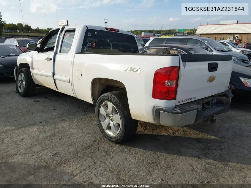 2010 CHEVROLET SILVERADO VIN 1GCSKSE31AZ231844 — фото 3