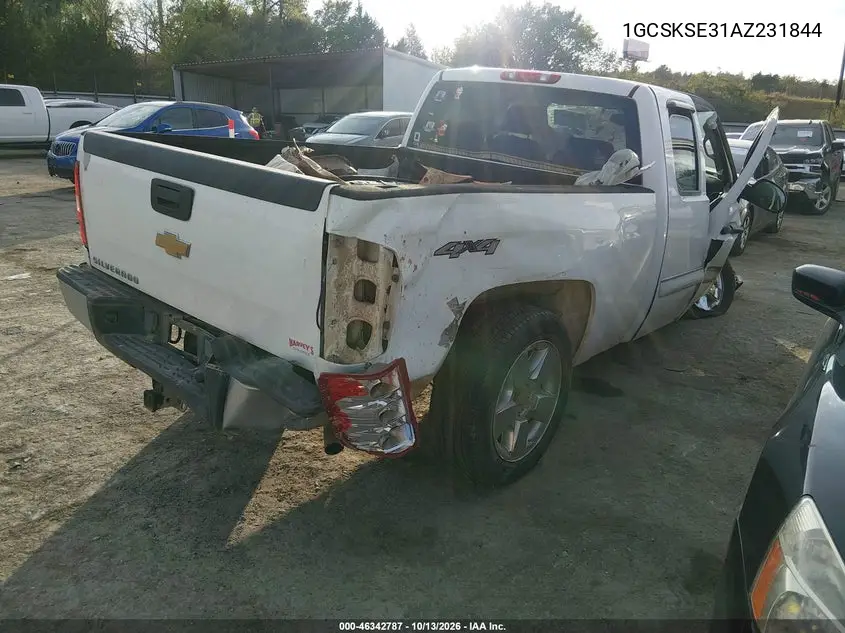 2010 CHEVROLET SILVERADO VIN 1GCSKSE31AZ231844 — фото 4