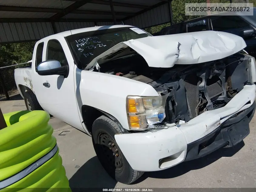 CHEVROLET SILVERADO 2010, VIN 1GCSCREA0AZ286872