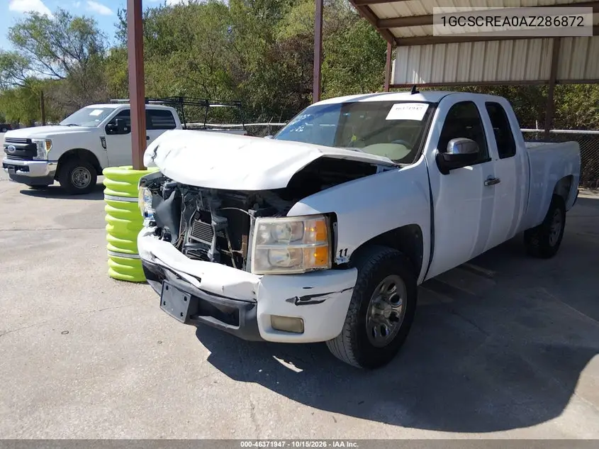2010 CHEVROLET SILVERADO VIN 1GCSCREA0AZ286872 — фото 2
