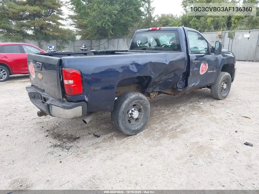 2010 CHEVROLET SILVERADO VIN 1GC3CVBG3AF136360 — фото 4