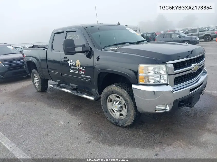 CHEVROLET SILVERADO 2010, VIN 1GC5KYBGXAZ173854