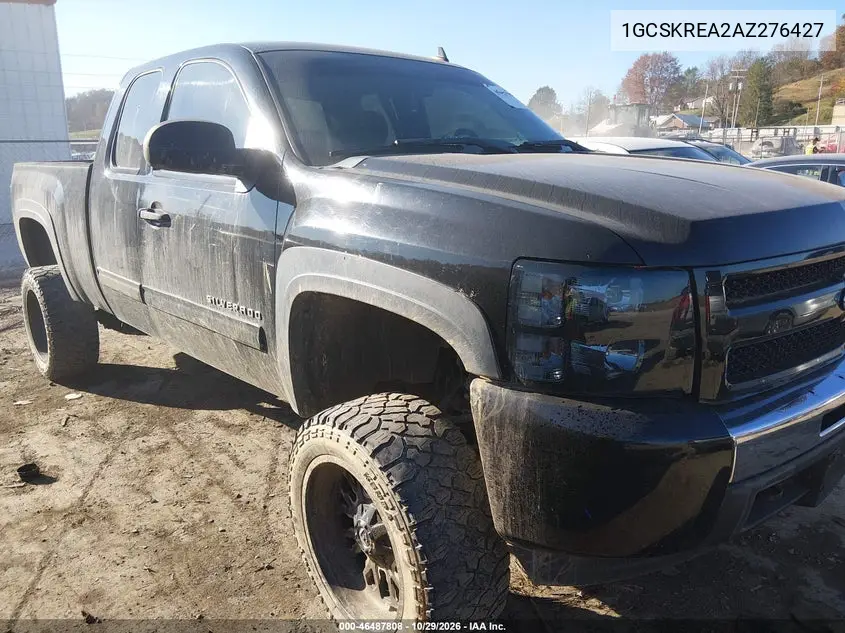 CHEVROLET SILVERADO 2010, VIN 1GCSKREA2AZ276427