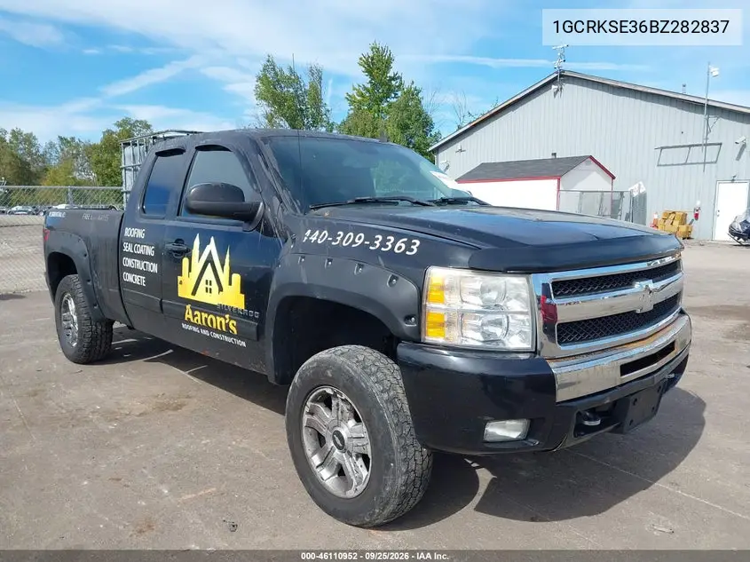 CHEVROLET SILVERADO 2011, VIN 1GCRKSE36BZ282837