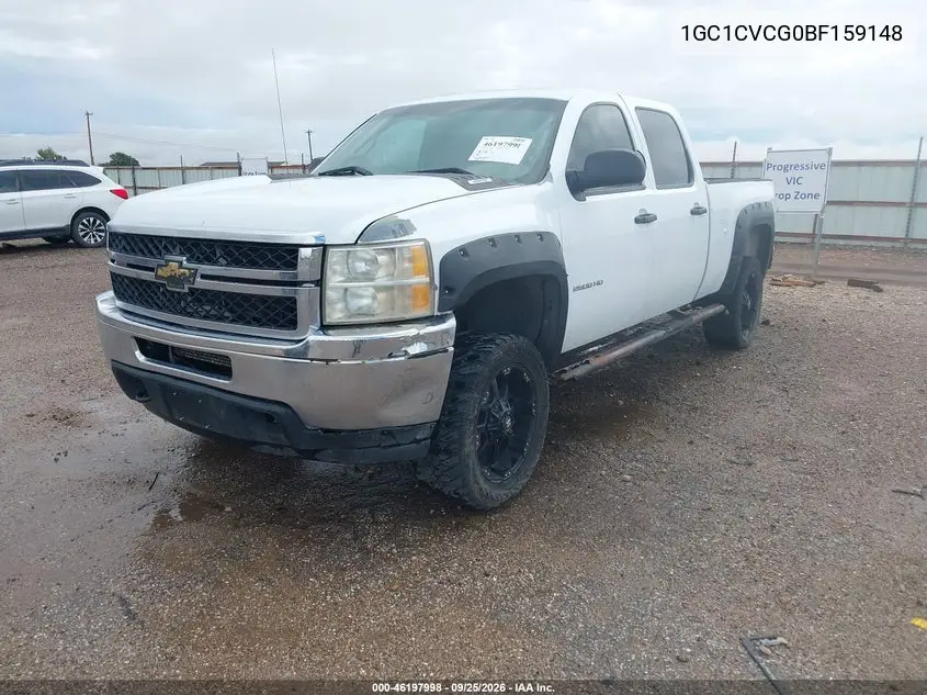 2011 CHEVROLET SILVERADO VIN 1GC1CVCG0BF159148 — фото 2