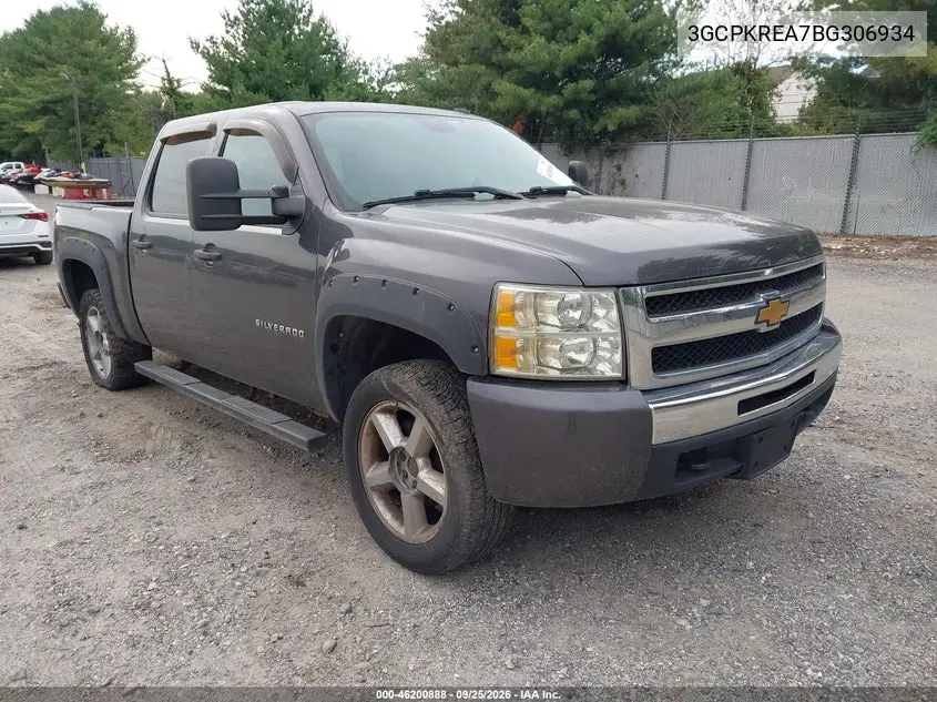 CHEVROLET SILVERADO 2011, VIN 3GCPKREA7BG306934