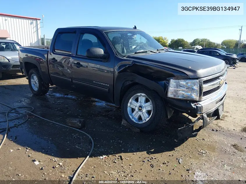 CHEVROLET SILVERADO 2011, VIN 3GCPKSE39BG134947