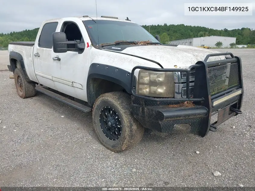 CHEVROLET SILVERADO 2011, VIN 1GC1KXC84BF149925