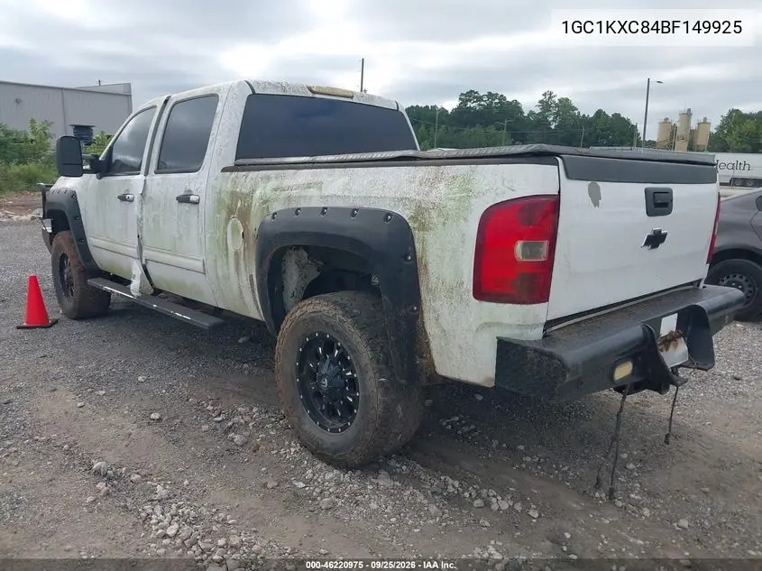 2011 CHEVROLET SILVERADO VIN 1GC1KXC84BF149925 — фото 3