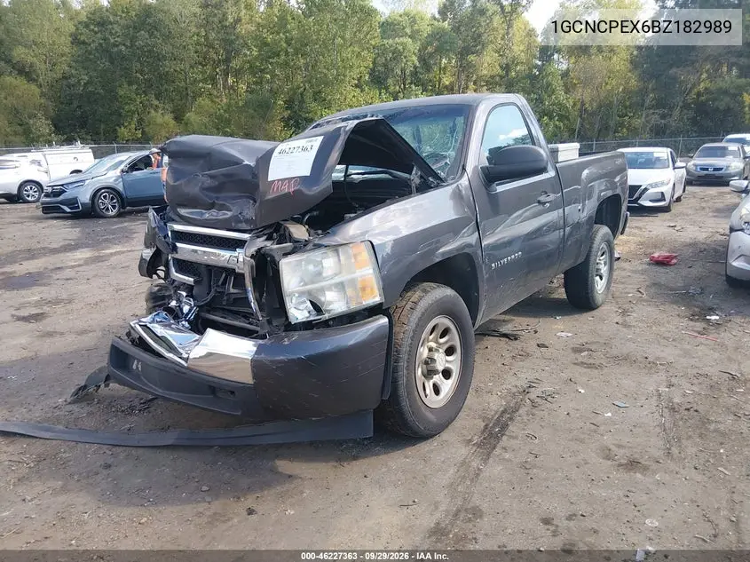 2011 CHEVROLET SILVERADO VIN 1GCNCPEX6BZ182989 — фото 2