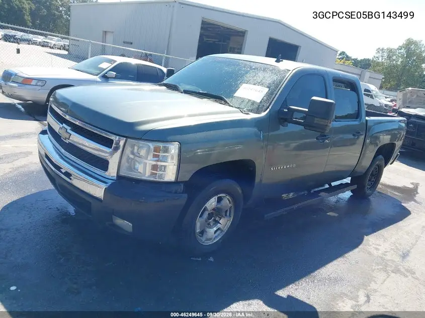2011 CHEVROLET SILVERADO VIN 3GCPCSE05BG143499 — фото 2