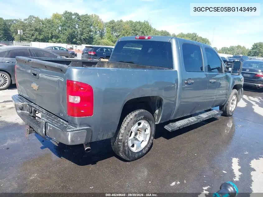 2011 CHEVROLET SILVERADO VIN 3GCPCSE05BG143499 — фото 4