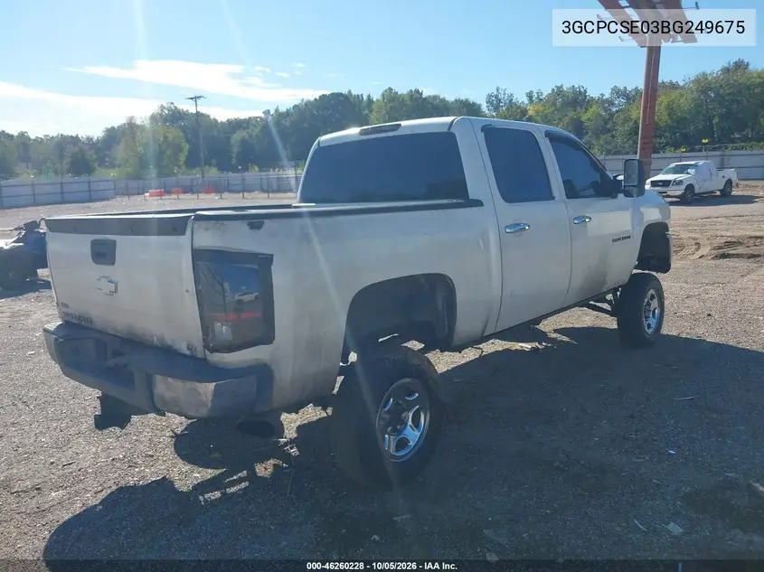 2011 CHEVROLET SILVERADO VIN 3GCPCSE03BG249675 — фото 4