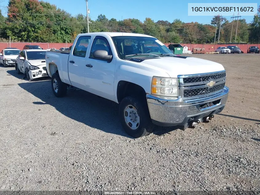 CHEVROLET SILVERADO 2011, VIN 1GC1KVCG5BF116072