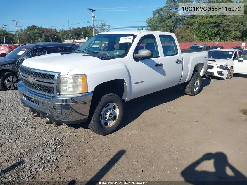 2011 CHEVROLET SILVERADO VIN 1GC1KVCG5BF116072 — фото 2