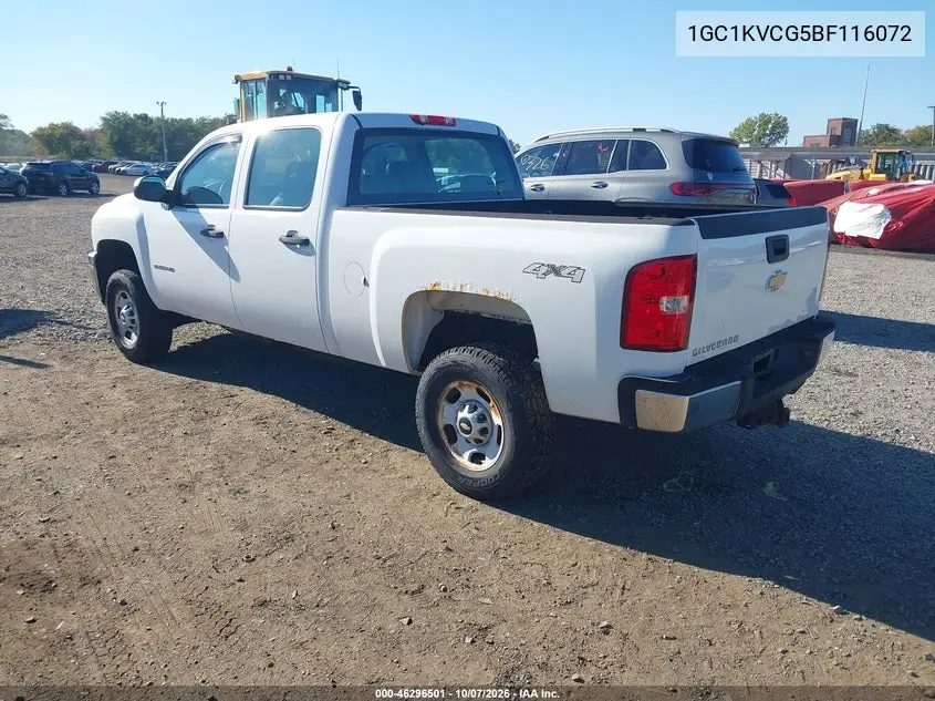 2011 CHEVROLET SILVERADO VIN 1GC1KVCG5BF116072 — фото 3