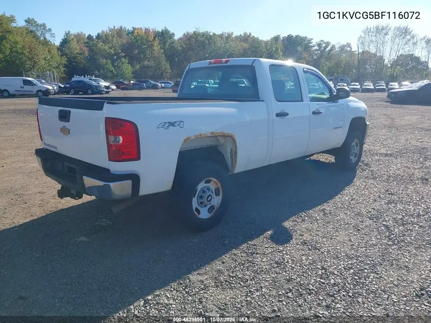 2011 CHEVROLET SILVERADO VIN 1GC1KVCG5BF116072 — фото 4