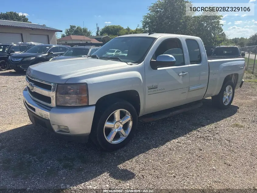 2011 CHEVROLET SILVERADO VIN 1GCRCSE02BZ329106 — фото 2