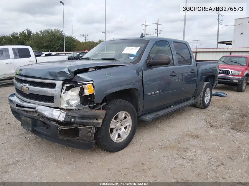 2011 CHEVROLET SILVERADO VIN 3GCPCREA7BG276573 — фото 2