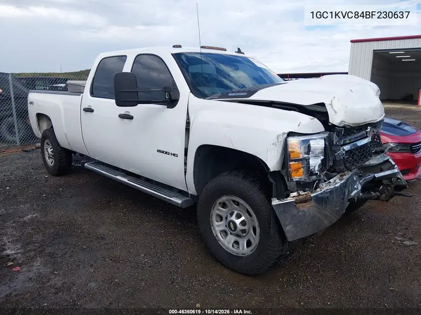 CHEVROLET SILVERADO 2011, VIN 1GC1KVC84BF230637