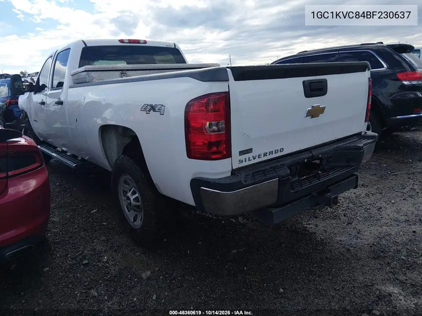 2011 CHEVROLET SILVERADO VIN 1GC1KVC84BF230637 — фото 3