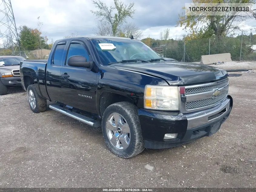 CHEVROLET SILVERADO 2011, VIN 1GCRKSE32BZ118338