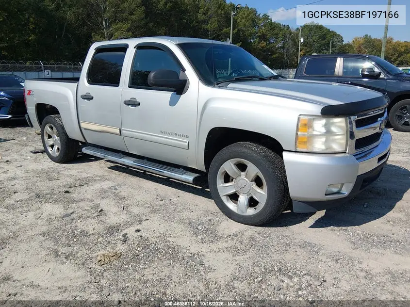 CHEVROLET SILVERADO 2011, VIN 1GCPKSE38BF197166