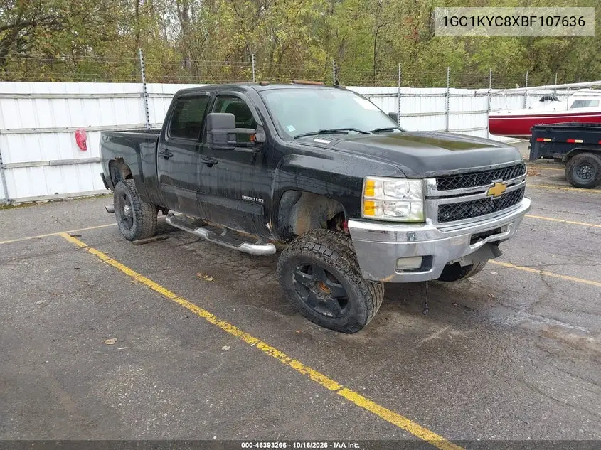 CHEVROLET SILVERADO 2011, VIN 1GC1KYC8XBF107636