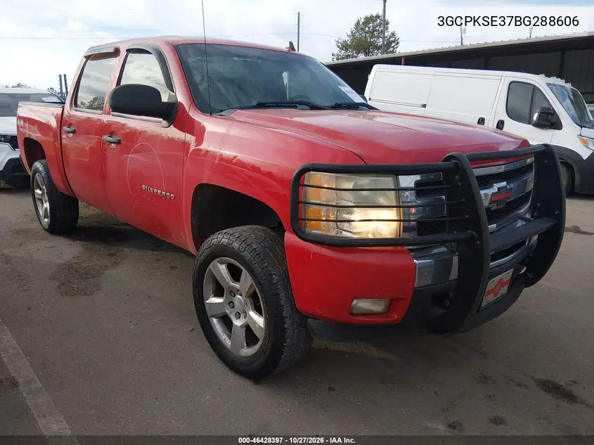 CHEVROLET SILVERADO 2011, VIN 3GCPKSE37BG288606
