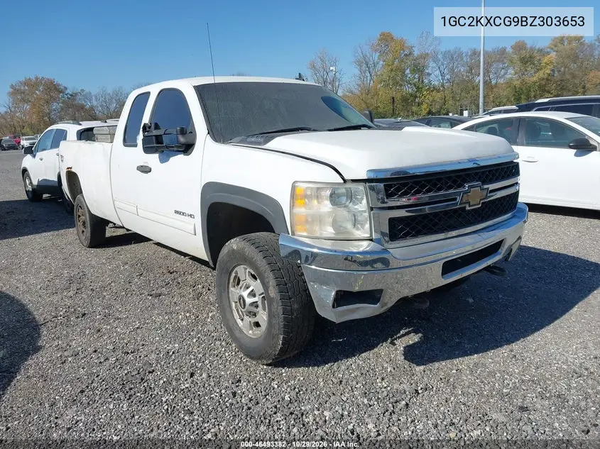 CHEVROLET SILVERADO 2011, VIN 1GC2KXCG9BZ303653