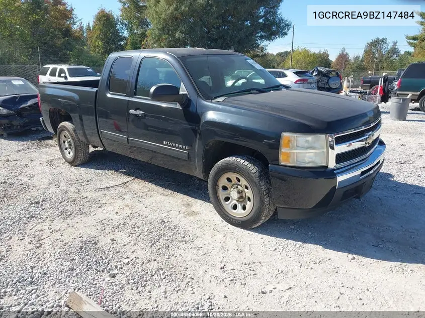 CHEVROLET SILVERADO 2011, VIN 1GCRCREA9BZ147484
