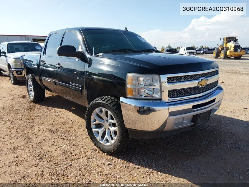 CHEVROLET SILVERADO 2012, VIN 3GCPCREA2CG310968