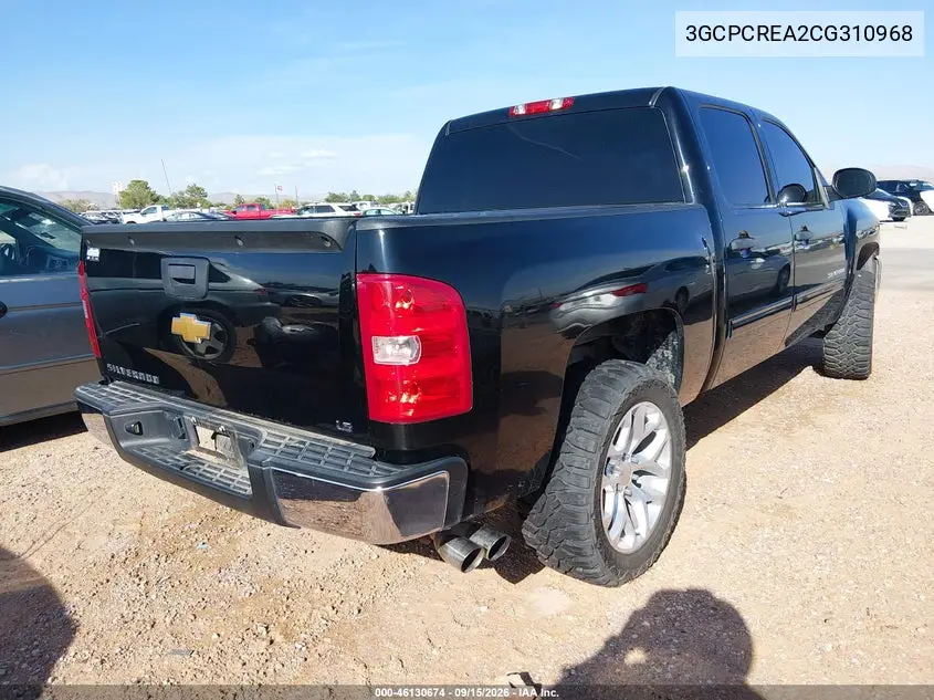 2012 CHEVROLET SILVERADO VIN 3GCPCREA2CG310968 — фото 4