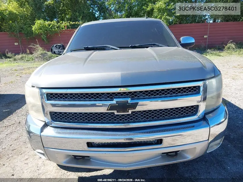 2012 CHEVROLET SILVERADO VIN 3GCPKSEA5CG278401 — фото 12