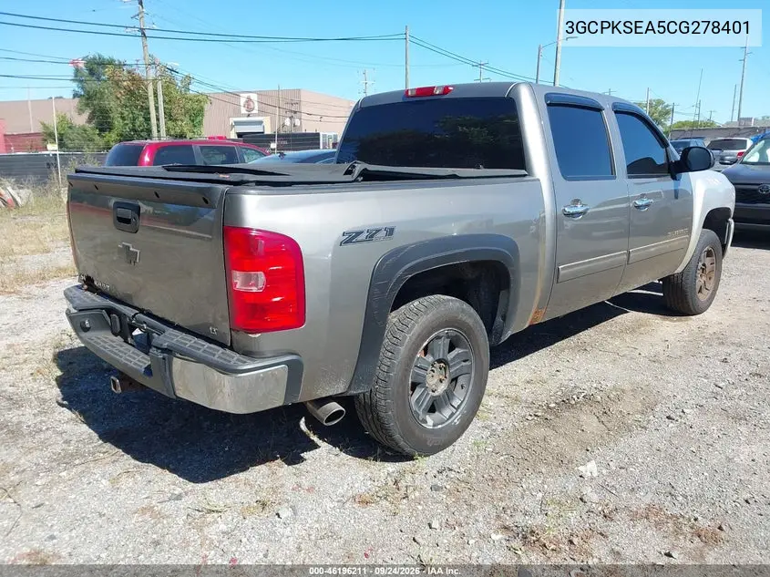 2012 CHEVROLET SILVERADO VIN 3GCPKSEA5CG278401 — фото 4