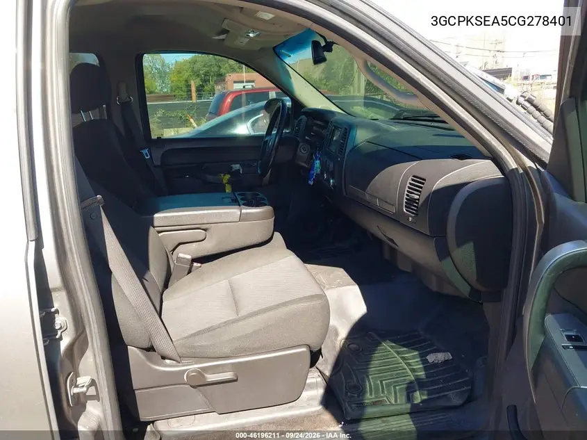 2012 CHEVROLET SILVERADO VIN 3GCPKSEA5CG278401 — фото 5