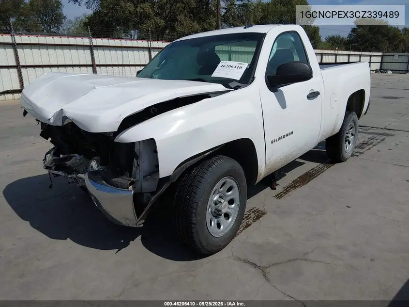 2012 CHEVROLET SILVERADO VIN 1GCNCPEX3CZ339489 — фото 2