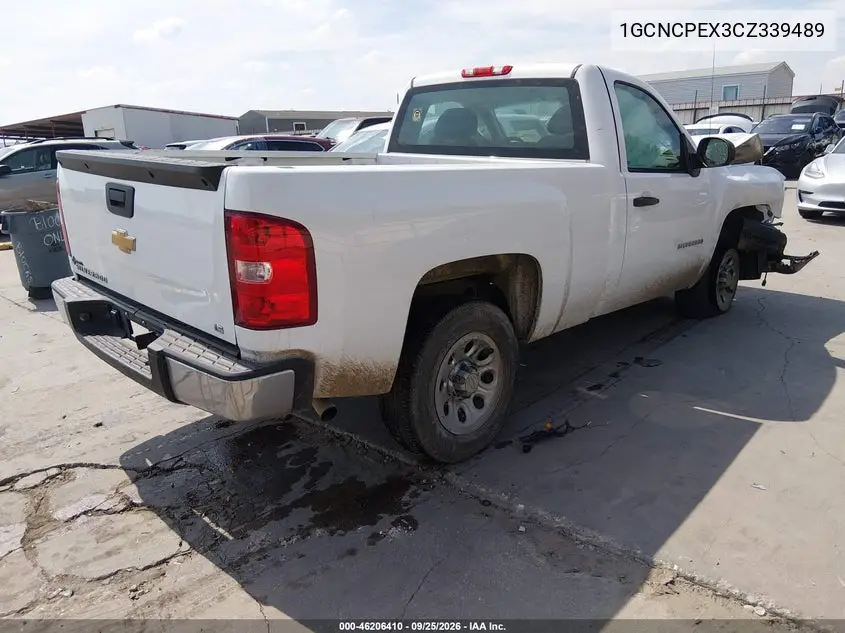 2012 CHEVROLET SILVERADO VIN 1GCNCPEX3CZ339489 — фото 4
