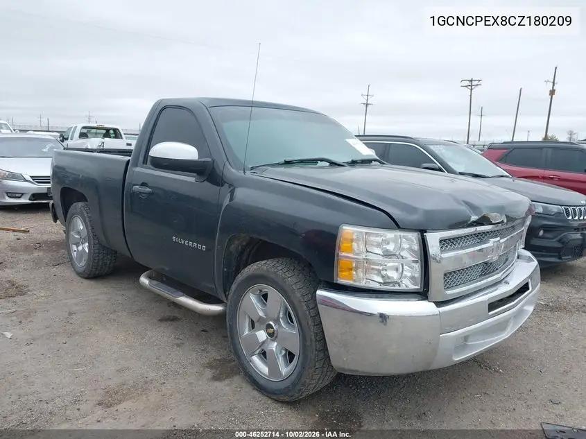 CHEVROLET SILVERADO 2012, VIN 1GCNCPEX8CZ180209