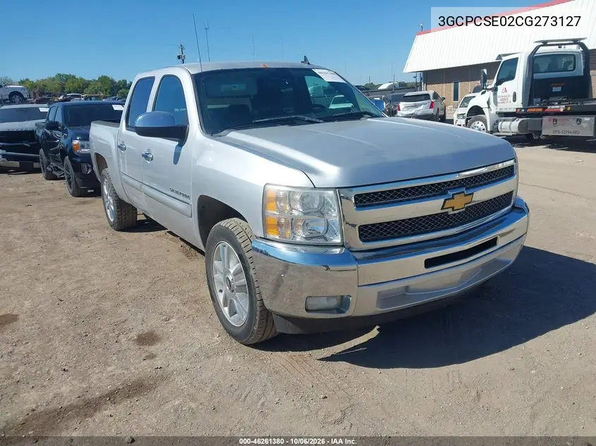 CHEVROLET SILVERADO 2012, VIN 3GCPCSE02CG273127