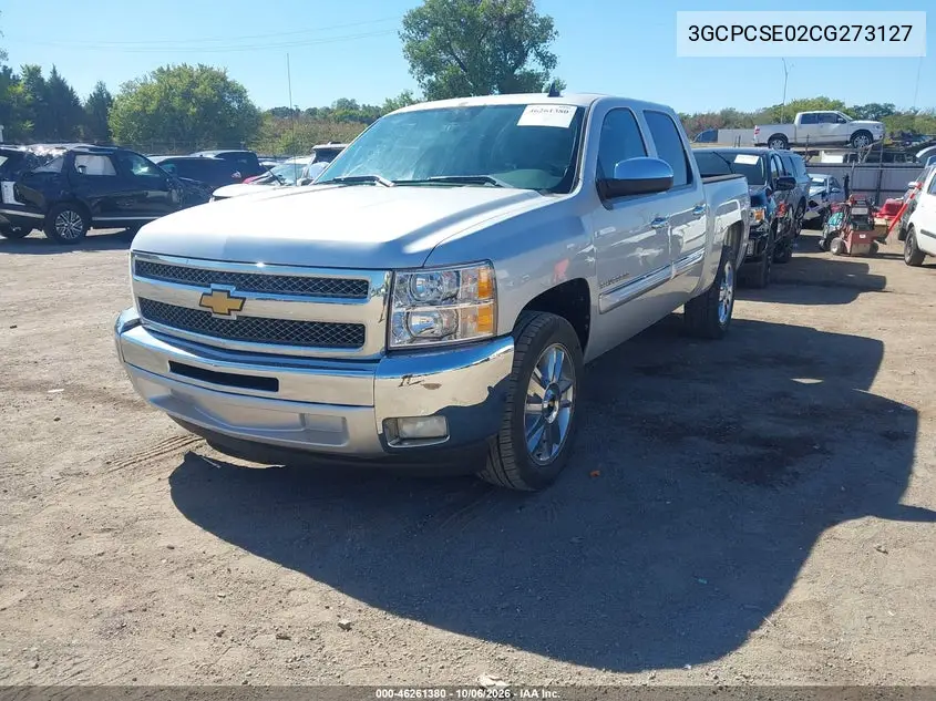 2012 CHEVROLET SILVERADO VIN 3GCPCSE02CG273127 — фото 2
