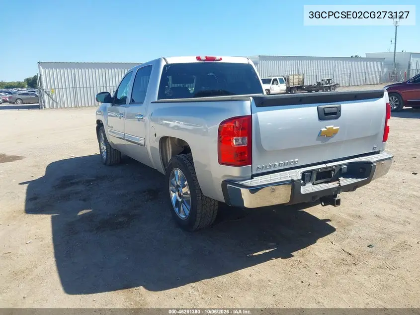 2012 CHEVROLET SILVERADO VIN 3GCPCSE02CG273127 — фото 3