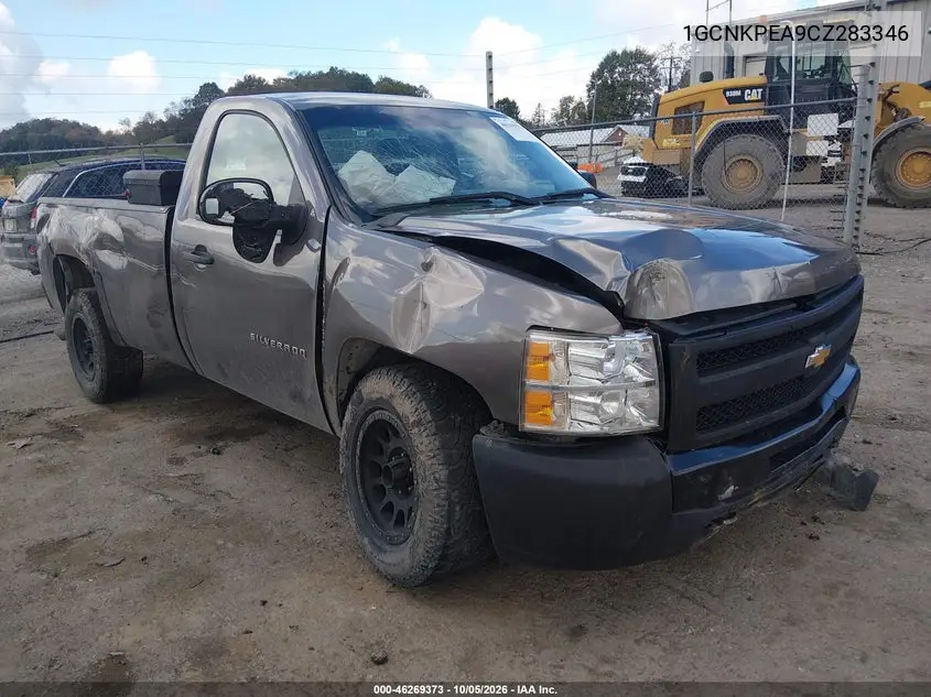 CHEVROLET SILVERADO 2012, VIN 1GCNKPEA9CZ283346