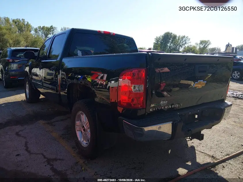 2012 CHEVROLET SILVERADO VIN 3GCPKSE72CG126550 — фото 3