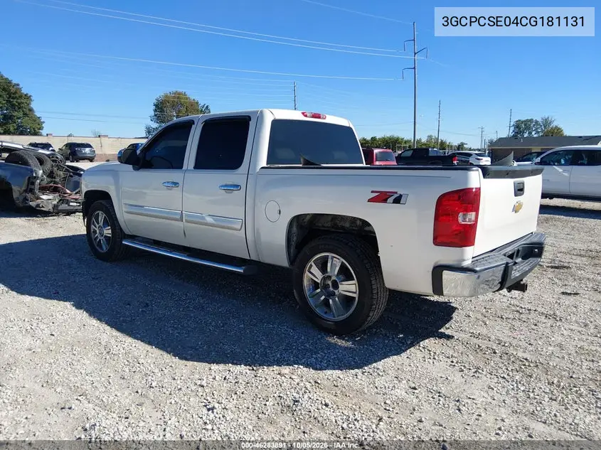 2012 CHEVROLET SILVERADO VIN 3GCPCSE04CG181131 — фото 3