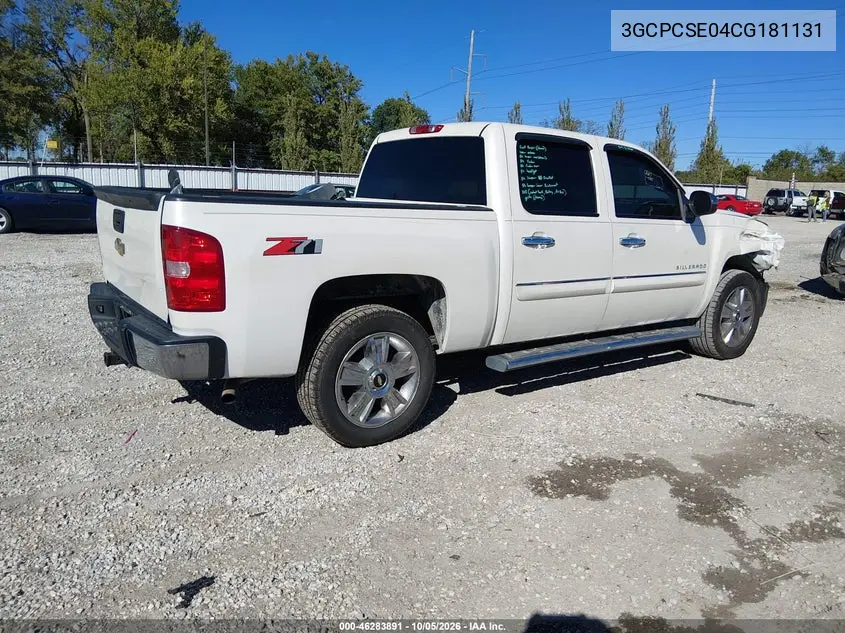 2012 CHEVROLET SILVERADO VIN 3GCPCSE04CG181131 — фото 4