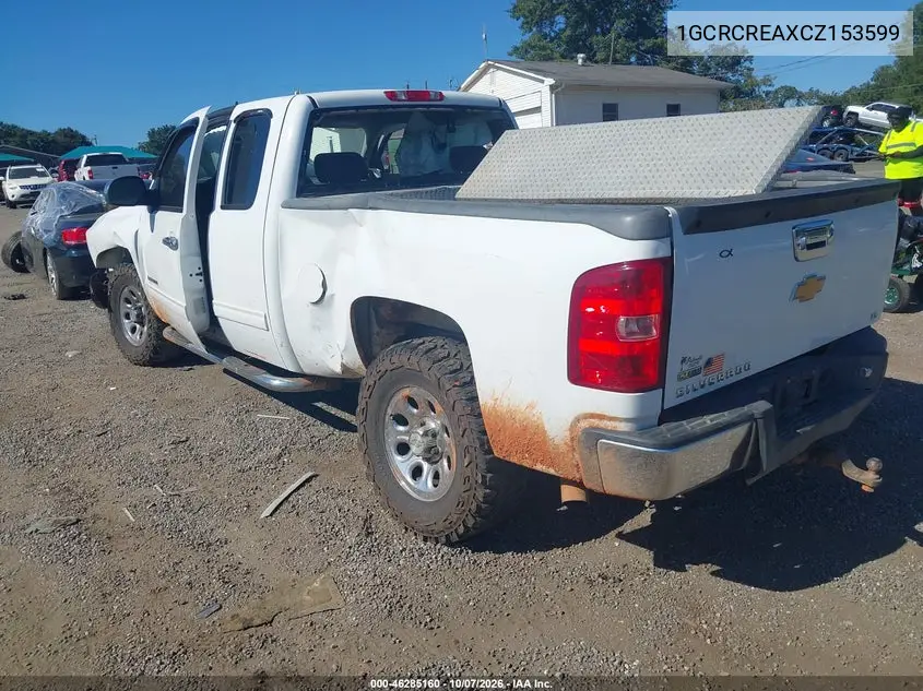 2012 CHEVROLET SILVERADO VIN 1GCRCREAXCZ153599 — фото 3