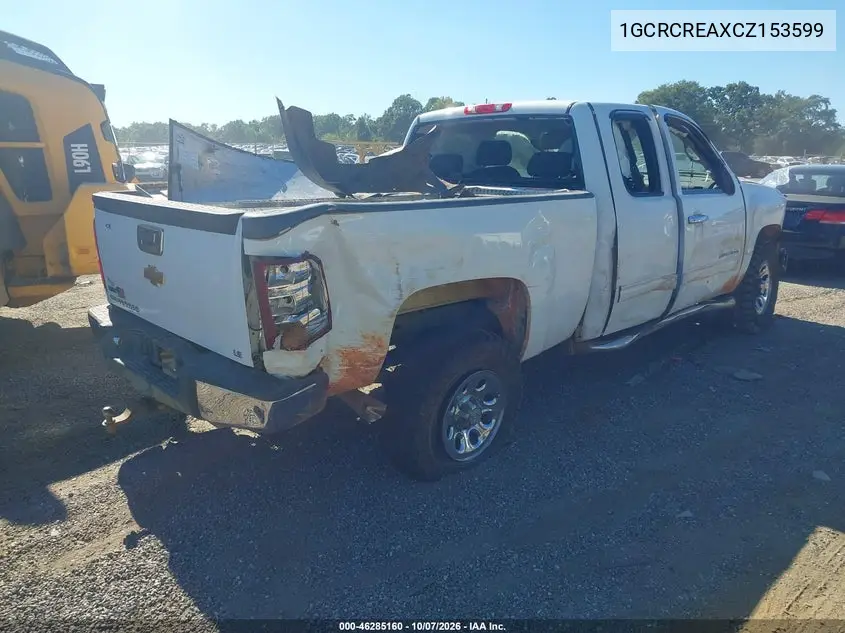 2012 CHEVROLET SILVERADO VIN 1GCRCREAXCZ153599 — фото 4