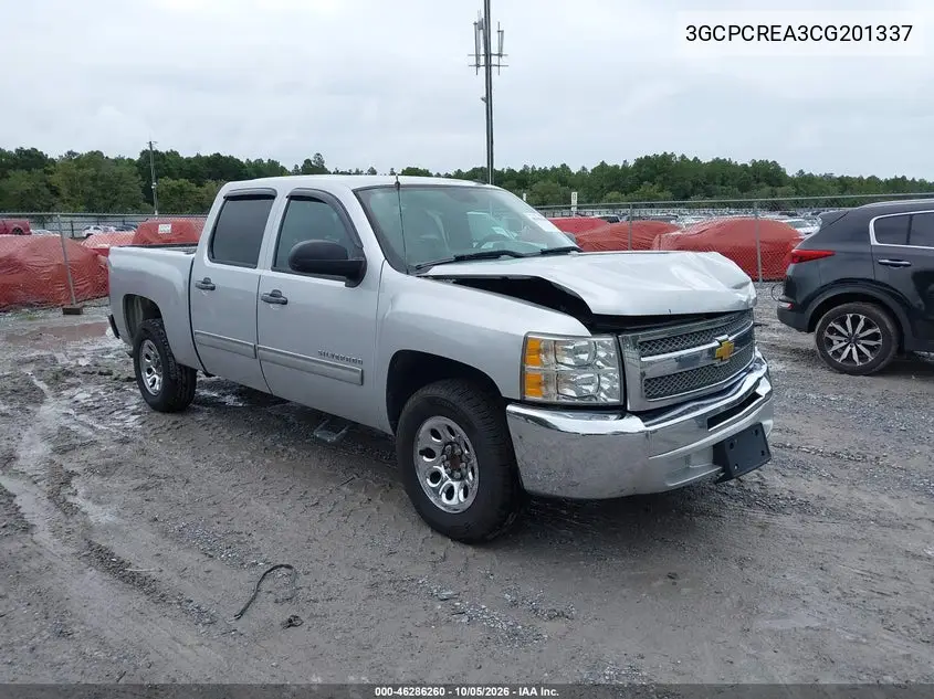CHEVROLET SILVERADO 2012, VIN 3GCPCREA3CG201337